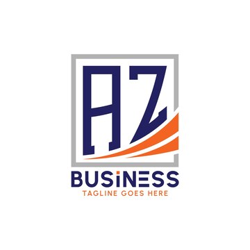 AaZ WEB DESIGN PARIS First Business logo modern az logo corporate branding az growth success